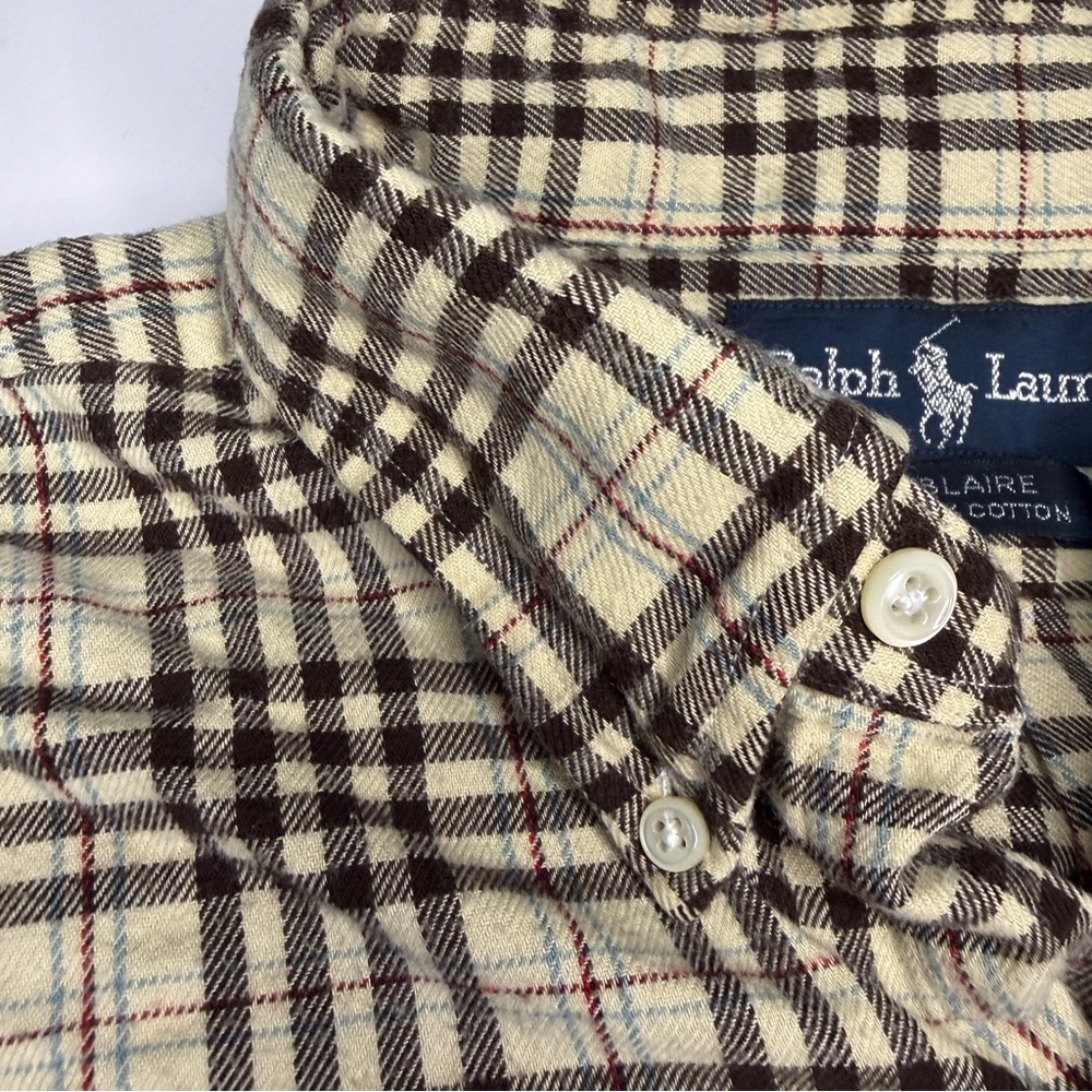 VINTAGE Ralph Lauren Plaid Shirt - Picture 6 of 10